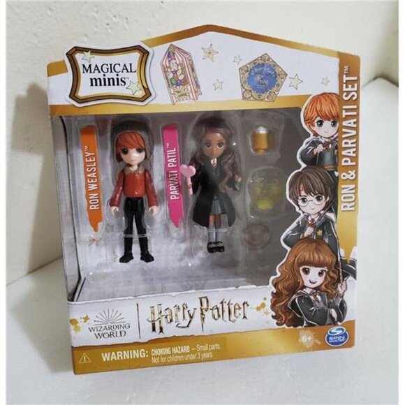 Wizarding World Harry Potter Magical Minis Ron Weasley & Parvati Patil Set - Picture 1 of 9